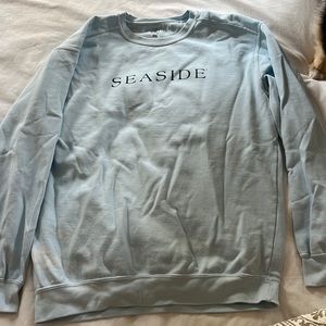 Light blue seaside sweatshirt (worn twice)